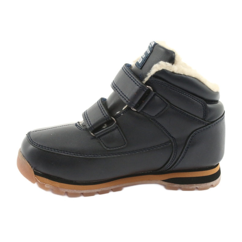 American Club Boots boots velcro American ES42 bleu marine 2