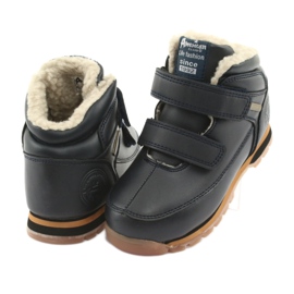 American Club Boots boots velcro American ES42 bleu marine 3