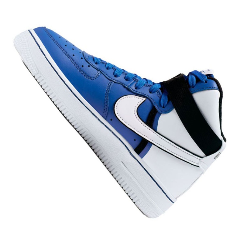 Nike Air Force 1 High LV8 2 Jr CI2164-400 blanc-bleu chaussures blanche 1