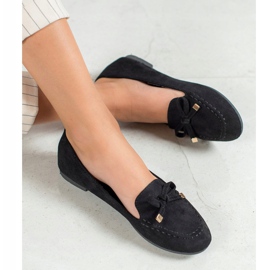 Nio Nio Ballerine Avec Noeud le noir 1