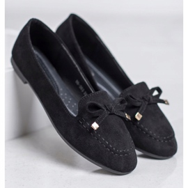 Nio Nio Ballerine Avec Noeud le noir 2