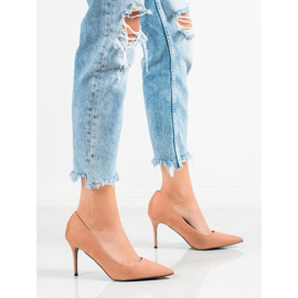 Diamantique talons hauts beiges 1