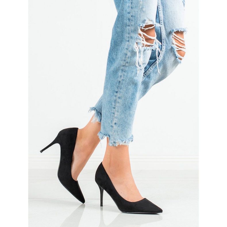 Diamantique talons hauts noirs 1