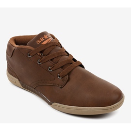 Baskets homme marron 15M787 brun 1