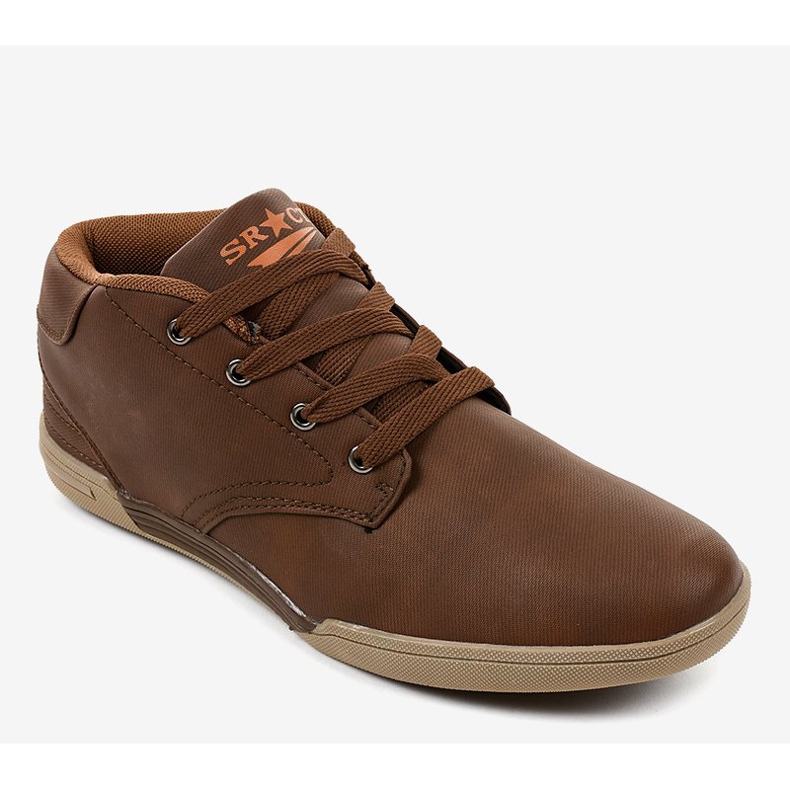 Baskets homme marron 15M787 brun 1