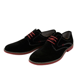 Chaussures basses élégantes noires 6-688 le noir 2