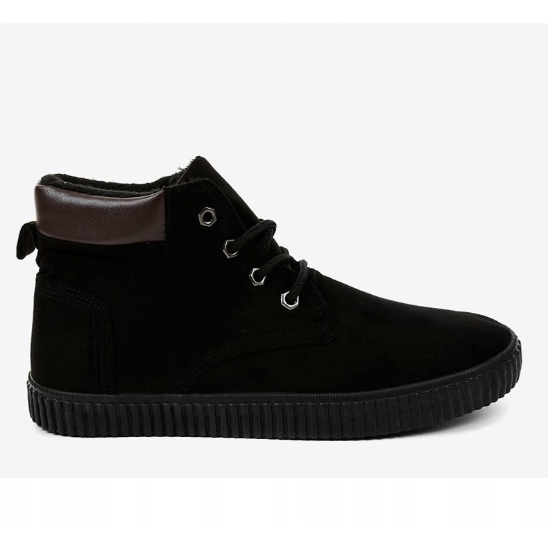Baskets isolées noires pour hommes AN06 2