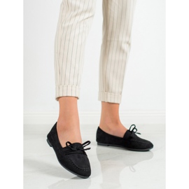 Nio Nio Mocassins en daim noir le noir 1