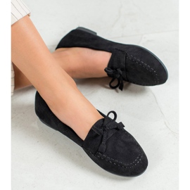 Nio Nio Mocassins en daim noir 2