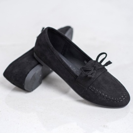 Nio Nio Mocassins en daim noir le noir 3