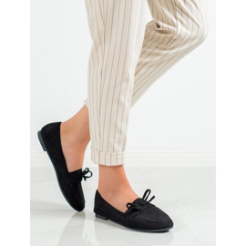 Nio Nio Mocassins en daim noir le noir 5