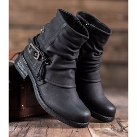 SHELOVET Ouvriers avec une boucle décorative le noir 1