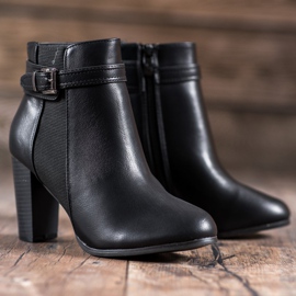 Abloom Bottes sur un poteau avec une boucle le noir 2