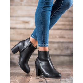 SHELOVET Bottes classiques sur un poteau le noir 3