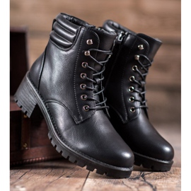 Abloom Bottes à lacets le noir 3