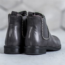 SDS Chelsea boots à jets gris 1 SDS Chelsea boots à jets gris 1