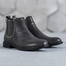 SDS Chelsea boots à jets gris 2 SDS Chelsea boots à jets gris 2