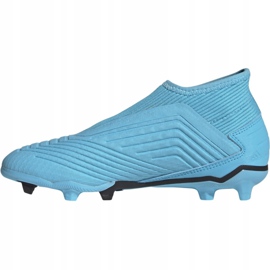 Chaussures de foot Adidas Predator 19.3 Ll Fg Jr EF9039 bleu bleu 2 Chaussures de foot Adidas Predator 19.3 Ll Fg Jr EF9039 bleu bleu 2