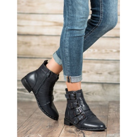 Cm Paris Bottes Avec Boucles bleu 1 Cm Paris Bottes Avec Boucles bleu 1