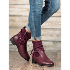 Anesia Paris Bottes hautes rouge 2 Anesia Paris Bottes hautes rouge 2