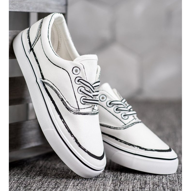 Bestelle Baskets à la mode blanche 2