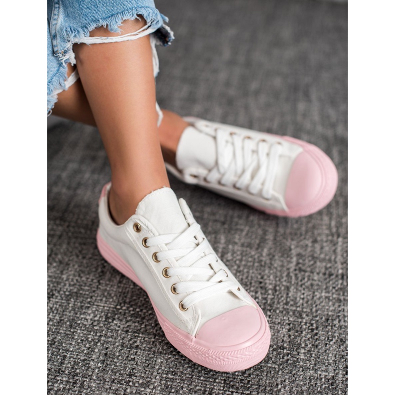 EXQUILY Baskets colorées blanche 1 EXQUILY Baskets colorées blanche 1