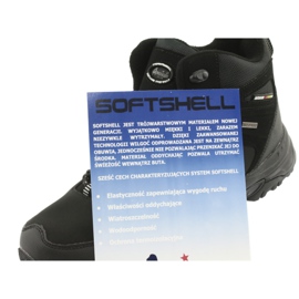 American Club Bottes d'hiver de trekking américaines à membrane noir 5