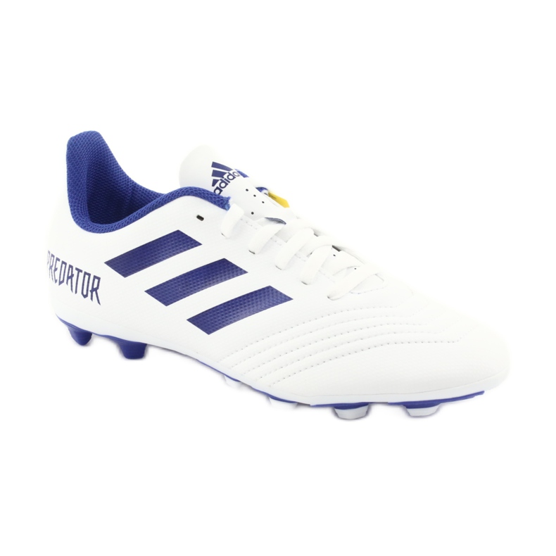 Chaussures de foot Adidas Predator 19.4 FxG Jr CM8542 blanche 1