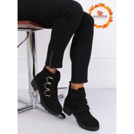 Bottines femme noires Z144 Noir 1