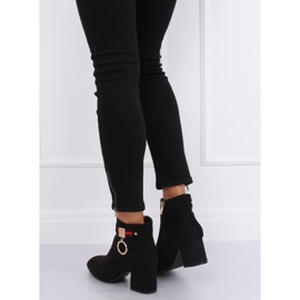 Bottines noires à talons B8816-1 Noir le noir 2