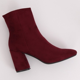 Maroon 3486 Wine Red talons hauts rouge 1