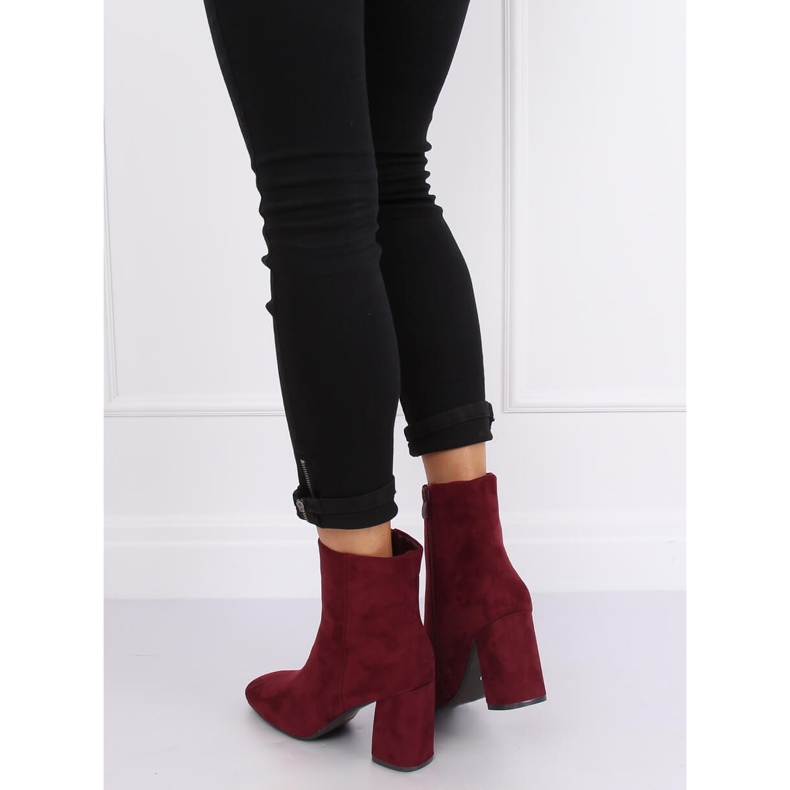 Maroon 3486 Wine Red talons hauts rouge 2