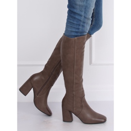 Escarpins classiques beige 5319 Kaki 2