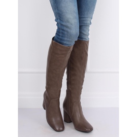 Escarpins classiques beige 5319 Kaki 1