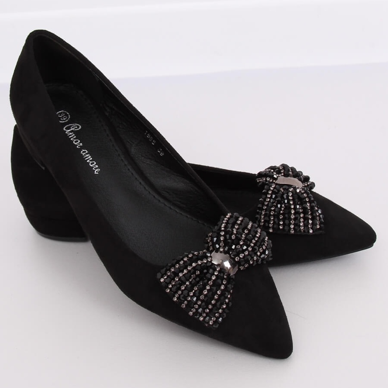 Ballerines femme noires 1685 Noir le noir 1