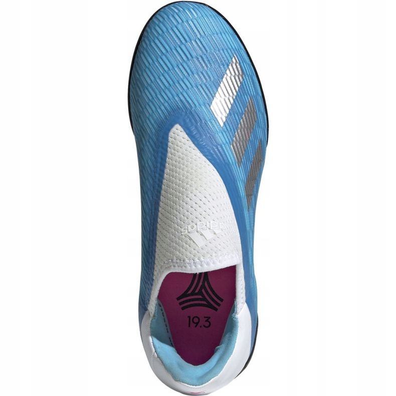 Chaussures de foot Adidas X 19.3 Ll Tf Jr EF9123 bleu bleu 1