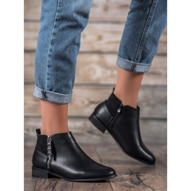 Cm Paris Low boots avec éco-cuir le noir 1