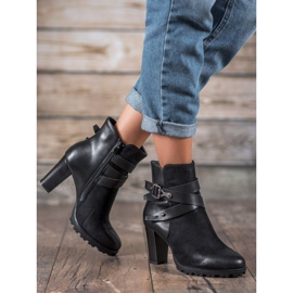 Super Mode Bottes classiques sur un poteau le noir 3