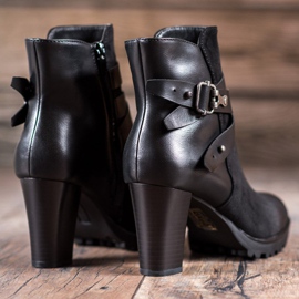 Super Mode Bottes classiques sur un poteau le noir 4
