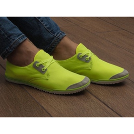 Baskets Lacets Lycra 1603 Jaunes 2