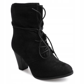 Bottes À Talon KA732 Noir le noir 2