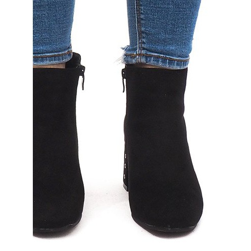 Bottes Chaudes Sur Un Poteau M217 Noir 2