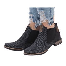Bottines Chelsea noires HX2U306-1B 1