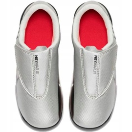 Nike Mercurial Vapor 13 Club Neymar Mg PS (V) Jr AT8164-006 chaussures de football noir gris 2