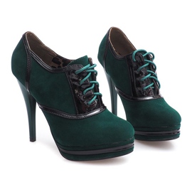 Bottes Élégantes Sur Un Talon Haut KA5513 Vert 2