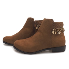 Bottes en daim LL113 Camel brun 1