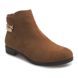 Bottes en daim LL113 Camel brun 2