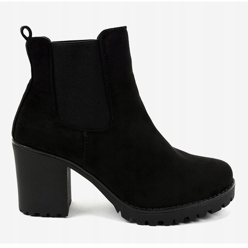 Bottines noires sur le poteau B3000-KB le noir 2