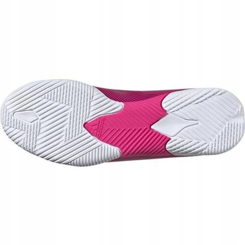 Chaussures d'intérieur adidas Nemeziz 19.3 In Jr F99946 rose rose 1