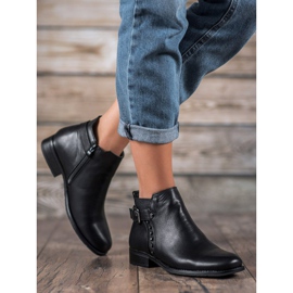 Cm Paris Bottes à talons plats noir 2